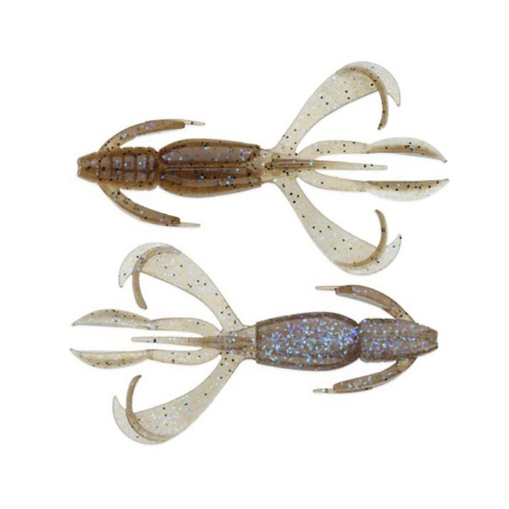 Силиконовая приманка Keitech Crazy Flapper 2.8 71 мм 8 шт 463 Electric Brown Craw — характеристики,
	                                    особенности конструкции
