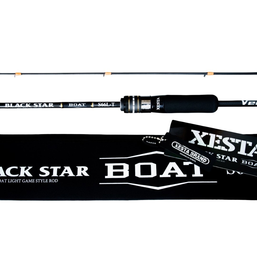 Спиннинг Xesta Black Star Boat S66L-T 199 см 10 - 70 гр  Vertical Versatile  XBSB-S66L-T — характеристики,  особенности конструкции