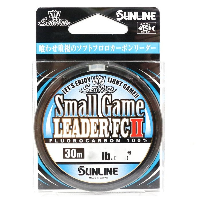 Флюорокарбон Sunline SWS Small Game FC II 30 м 0,26 мм  PE #2.5 — характеристики,
	                                    особенности конструкции