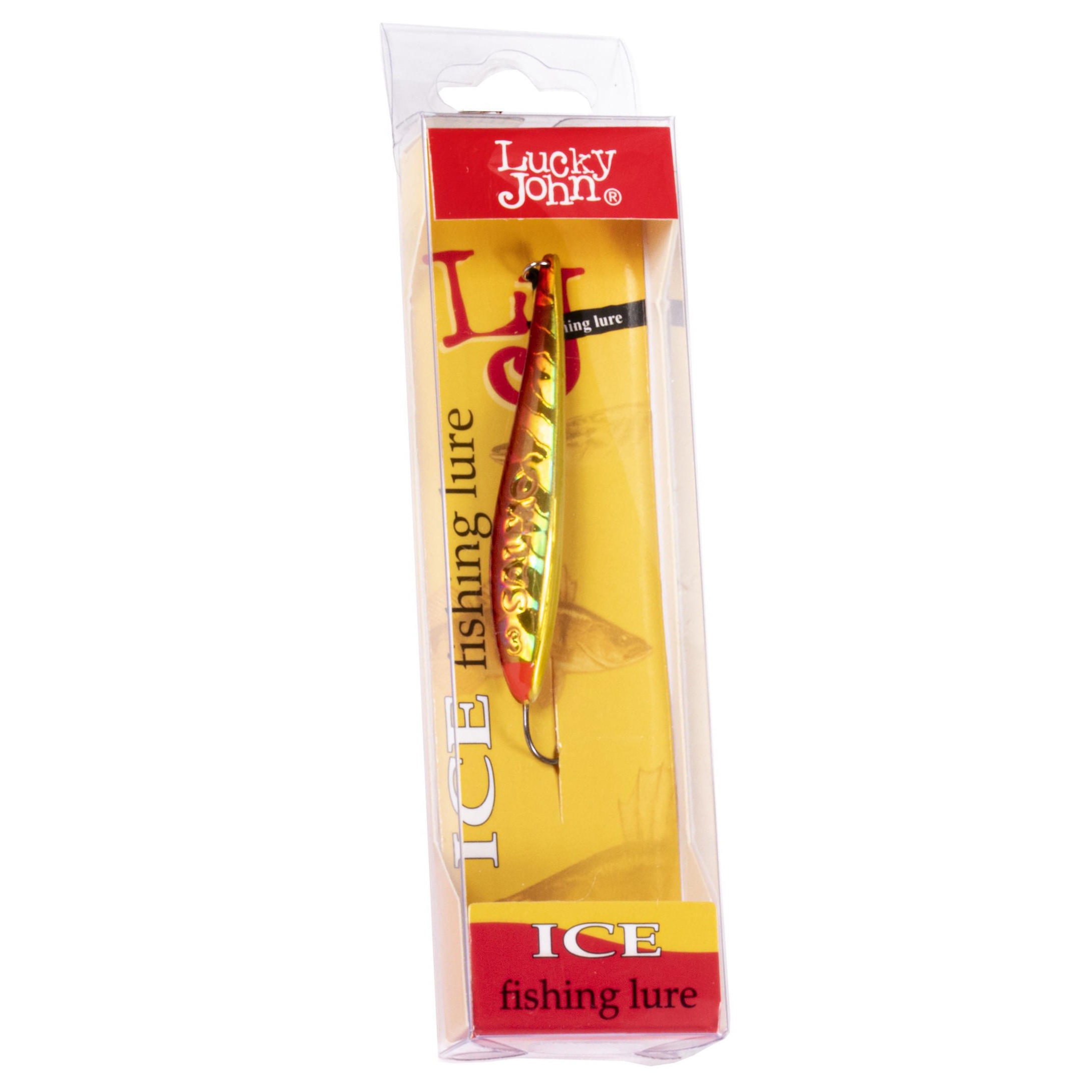 Зимняя Блесна Lucky John Model S-3 6 гр 55 мм RG С впаяным крючком  8376-RG — крупный план
	                                    2