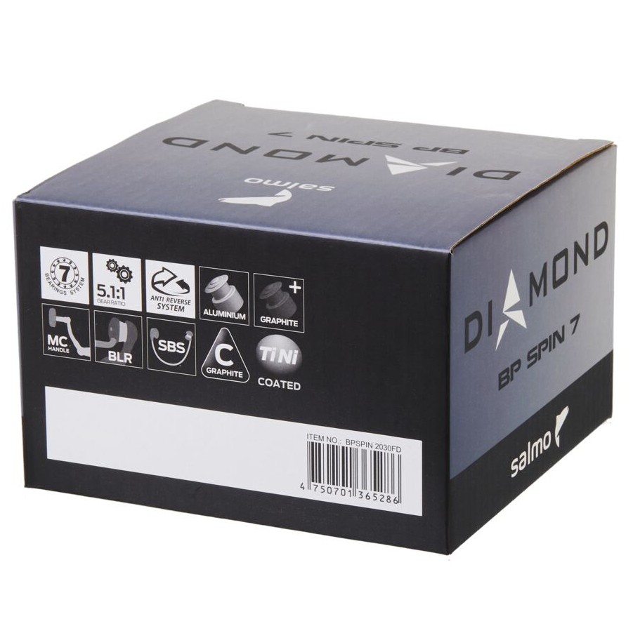 Катушка Salmo Diamond BP Spin 7 3000FD    2030FD — крупный план
	                                    9