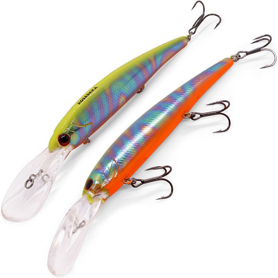 Воблер Kosadaka Bandit Deep XL 120F PRL 21 гр   BandXL120D-PRL — крупный план
	                                    1