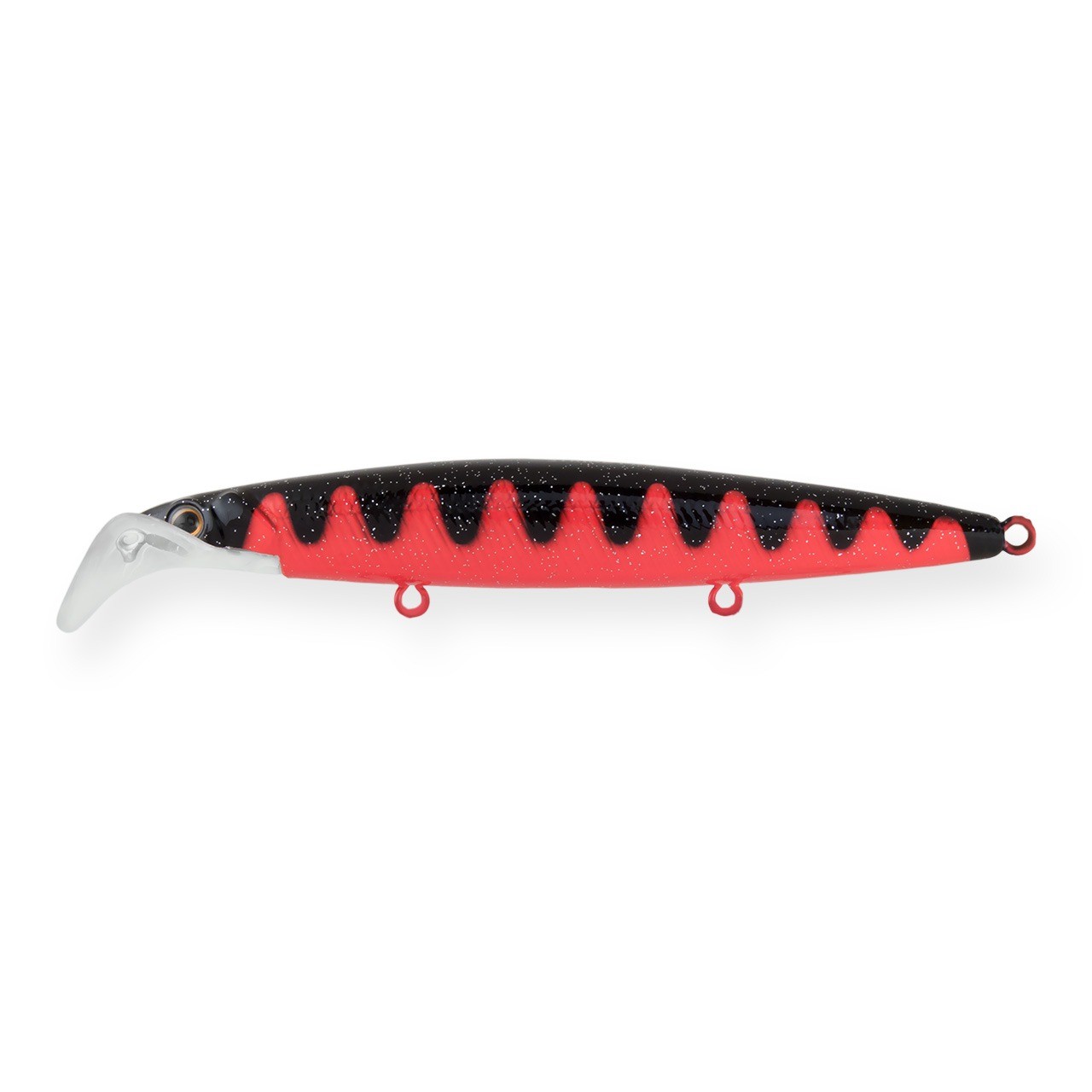 Воблер Strike Pro Scooter Minnow 90F A88 Red Devil Sparkles 6,6 гр   EG-186AF#A88 — характеристики,  особенности конструкции