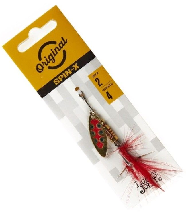 Вращающаяся Блесна Lucky John Spin-X Long №2 4 гр GX1   LJSL02-GX1 — крупный план
	                                    1