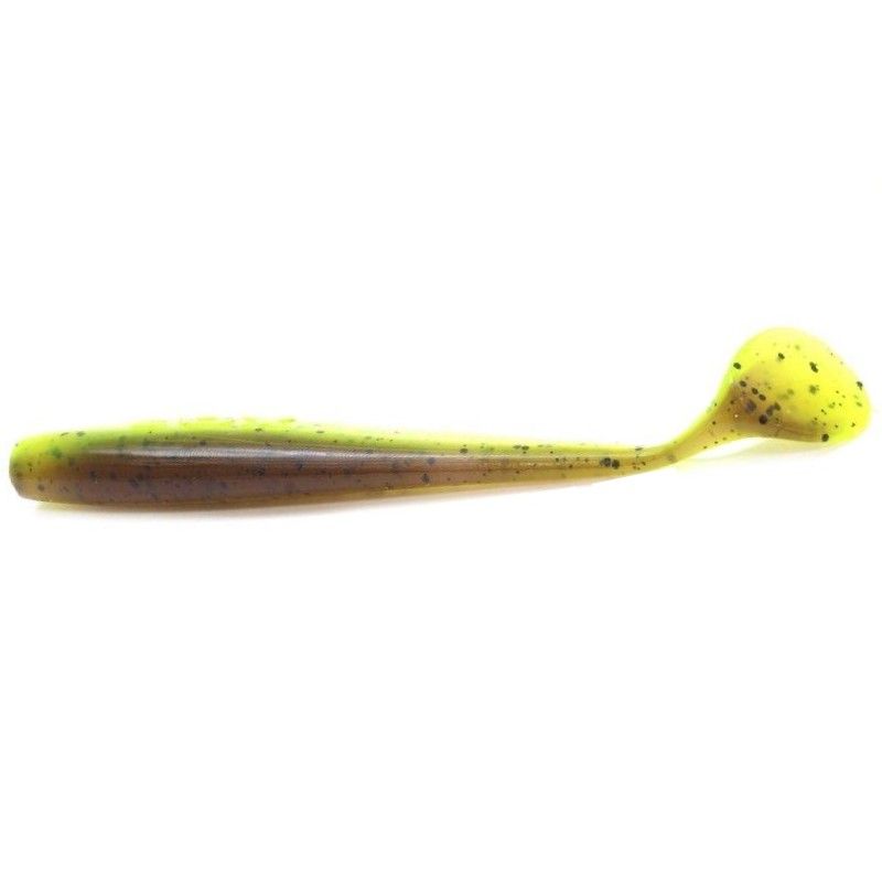 Силиконовая приманка Fox Rage Zander Pro Shad Ultra UV Bulk 4.75 120 мм 1 шт Green Pumpkin UV  NZS030 — крупный план
	                                    1