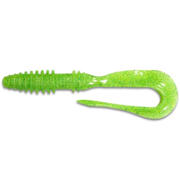 Силиконовая приманка Keitech Mad Wag 7 180 мм 9 шт #424 Lime Chartreuse — характеристики,
	                                    особенности конструкции
