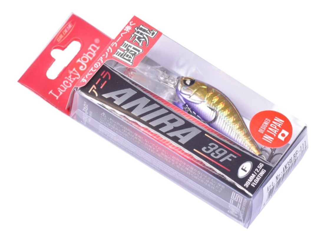 Воблер Lucky John Anira 39LBF 111 2,5 гр Pro Series  AN39LBF-111 — крупный план
	                                    2