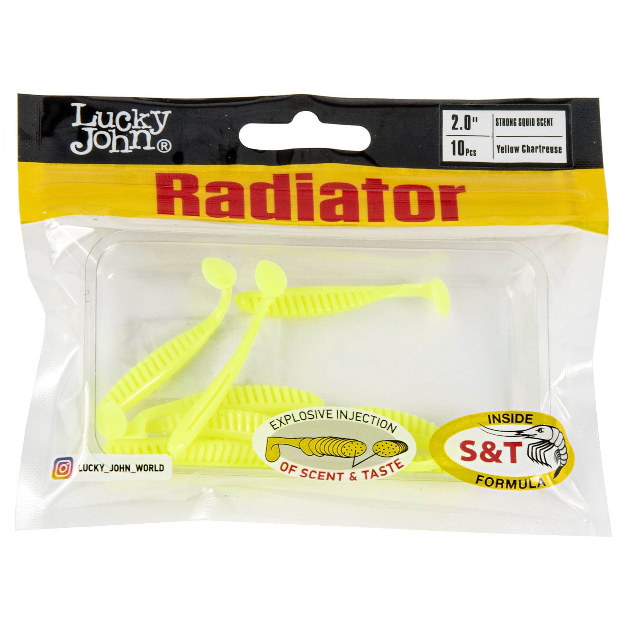 Силиконовая приманка Lucky John Radiator 2.0in 50 мм 10 шт S88 Pro Series  140208-S88 — крупный план
	                                    2