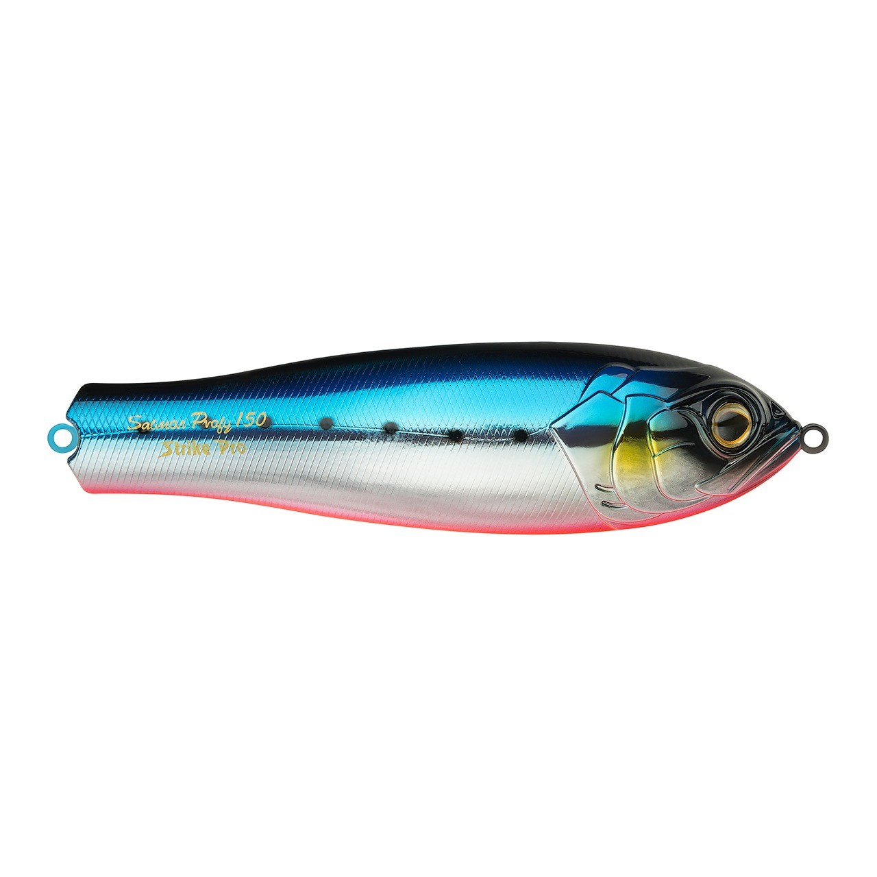 Колеблющаяся Блесна Strike Pro Salmon Profy 115 45 гр 115 мм A234-SBO Blue Back Silver OB Fluo   PST-03A#A234-SBO/A234-SBO — характеристики,  особенности конструкции