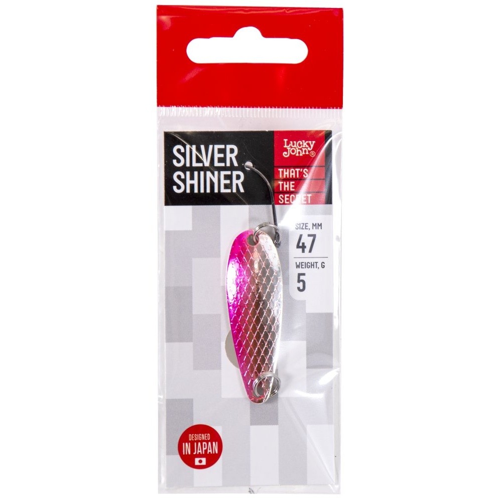 Колеблющаяся Блесна Lucky John Silver Shiner 5 гр 47 мм 001   LJSSH005-001 — крупный план
	                                    3