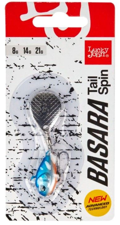 Тейл-спиннер Lucky John Basara Tail Spin 21 гр 66 мм 002   LJBTS21-002 — крупный план
	                                    2
