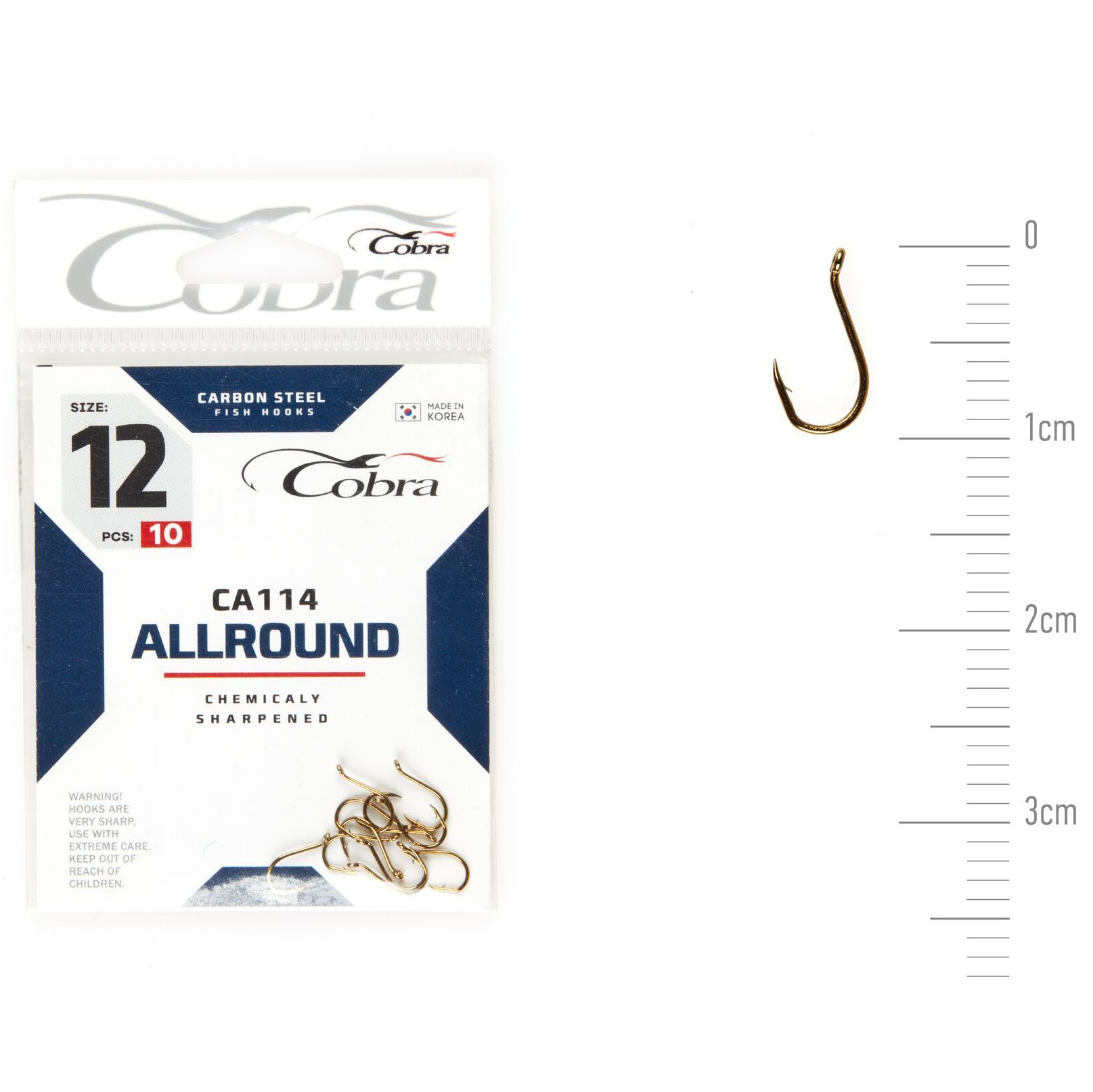 Крючок Одинарный Cobra Allround Beak CA114 №12 10 шт    CA114-012 — характеристики,
	                                    особенности конструкции