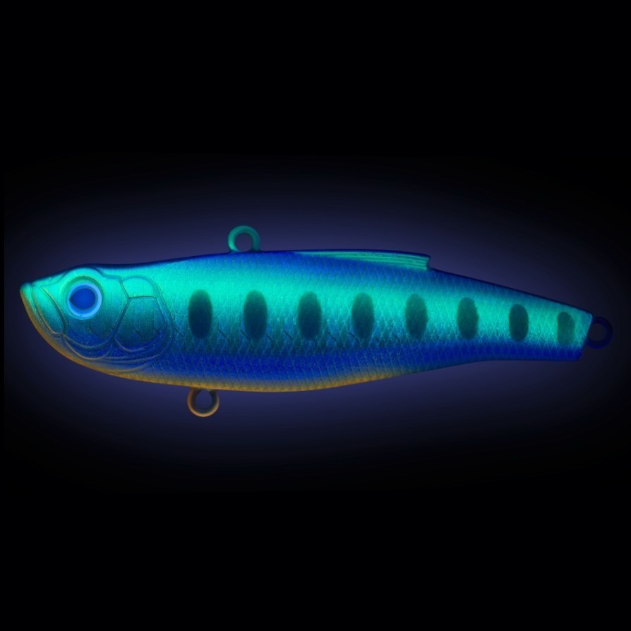 Воблер Strike Pro Jedi Rattler 80 A150-713 UV Blue Silver OB 22,4 гр UV  SP-198S#A150-713 — крупный план
	                                    1