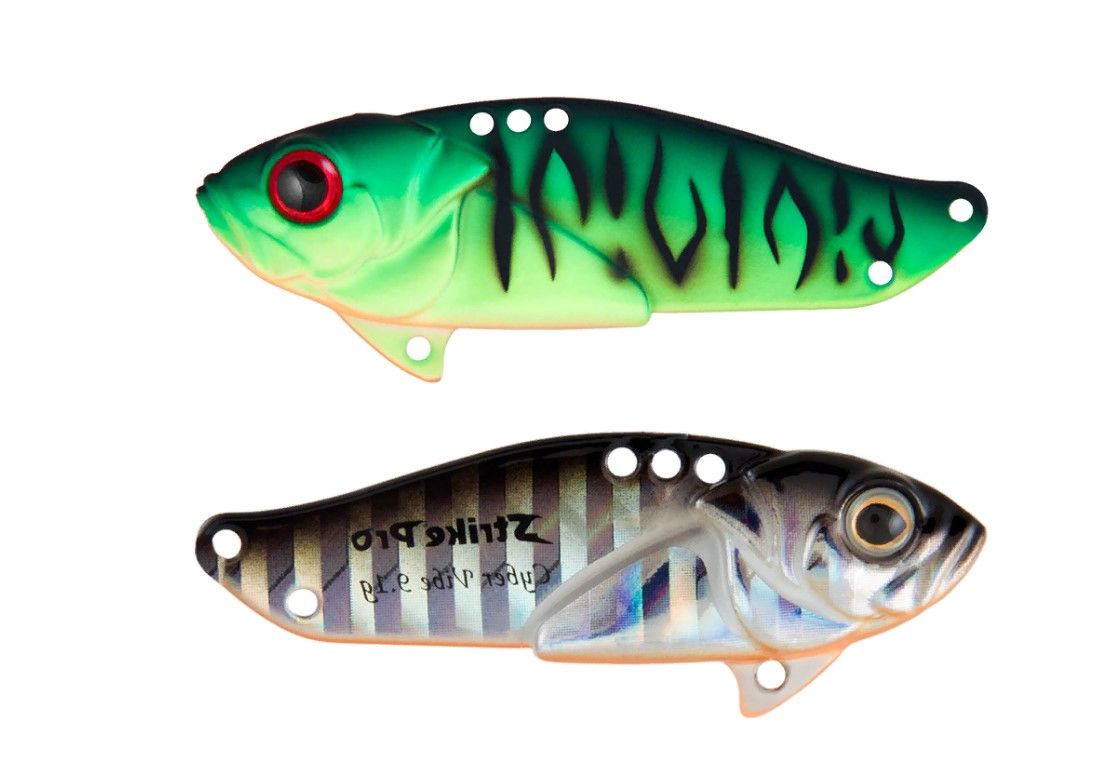 Цикада Strike Pro Cyber Vibe 75 50 гр Double Black Silver OB/Mat Tiger   JG-005F#GC01S/A70-713S — характеристики,  особенности конструкции