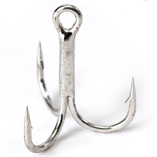 Крючок Тройной Gamakatsu 13N Treble Hooks Nickel №10 10 шт    146664-010 — характеристики,
	                                    особенности конструкции