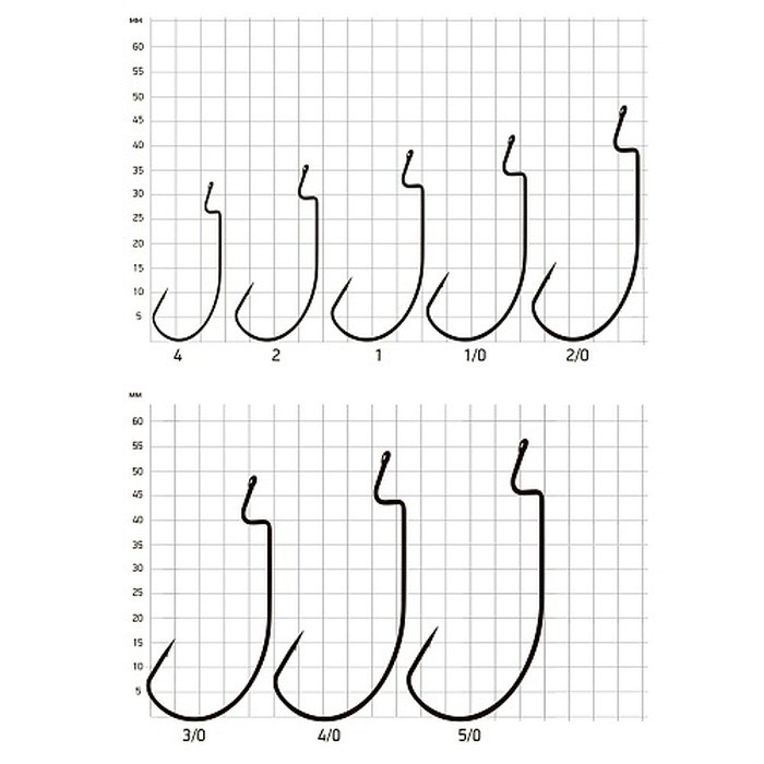 Крючок Офсетный Saikyo BS-2315 №4 10 шт BN   BS-2315BN4-10 — крупный план
	                                    2