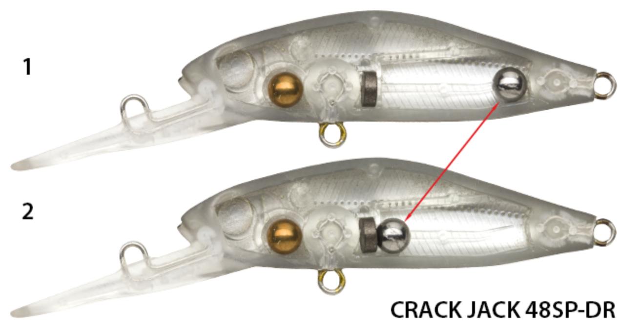 Воблер Pontoon 21 CrackJack 48SP-DR R44 Pink Yamame 3,7 гр   P21-CRJ-48SP-DR-R44 — крупный план
	                                    1