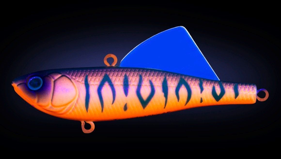 Воблер Strike Pro Tornado Vibe 65 GC06S Orange Mat Tiger 14,5 гр   EG-204A-UV#GC06S — крупный план
	                                    1