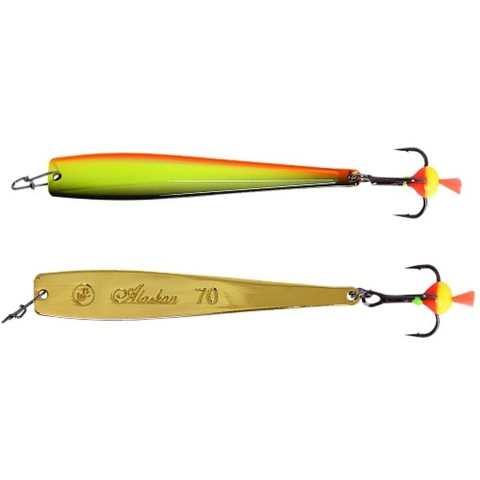 Зимняя Блесна ECOPRO Alaskan 11 гр 70 мм FRG   EPVJAT70FRG — характеристики,  особенности конструкции