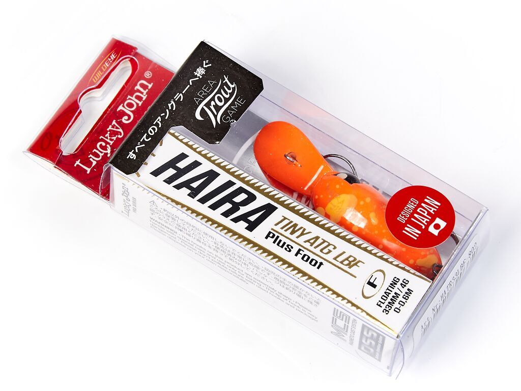 Воблер Lucky John Haira Tiny 33LBF ATG Plus Foot 802 4 гр Pro Series  HATR33LBF-802 — крупный план
	                                    2