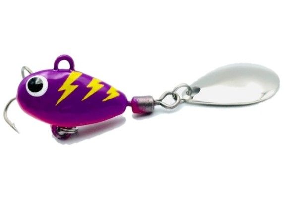 Тейл-спиннер UF Studio Hurricane 10 10 гр 50 мм Violet Flash   H10Vflash — характеристики,
	                                    особенности конструкции