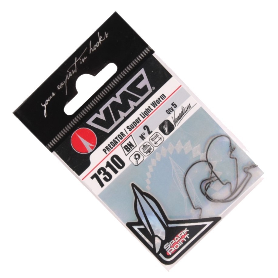 Крючок Офсетный VMC 7310 №2 5 шт BN   7310BN-02-E — крупный план
	                                    1