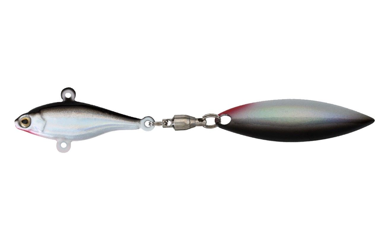 Тейл-спиннер Strike Pro Micro Whaker 30 11 гр 88 мм Black Back Silver   JG-001A#A010EP — характеристики,
	                                    особенности конструкции