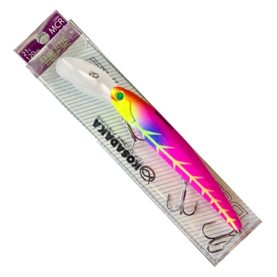 Воблер Kosadaka Bandit Deep XL 120F MCR 21 гр   BandXL120D-MCR — крупный план
	                                    2