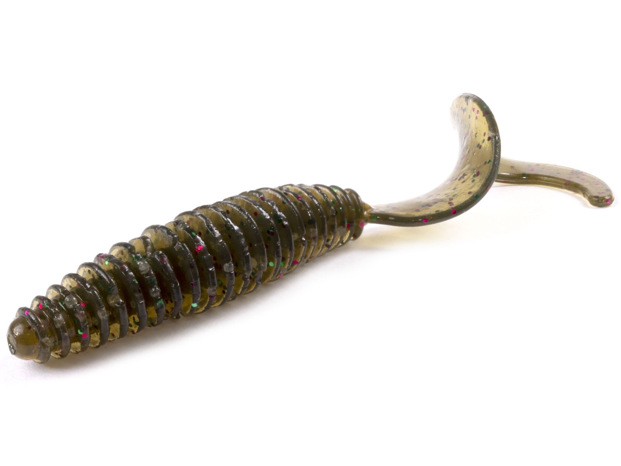 Силиконовая приманка Lucky John Ultraworm Curly 4.0in 100 мм 5 шт PA03 Pro Series  140214-PA03 — крупный план
	                                    1