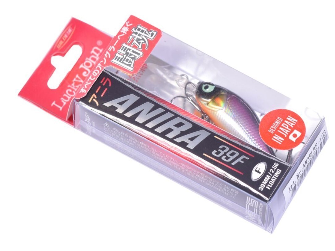 Воблер Lucky John Anira 39LBF 103 2,5 гр Pro Series  AN39LBF-103 — крупный план
	                                    2