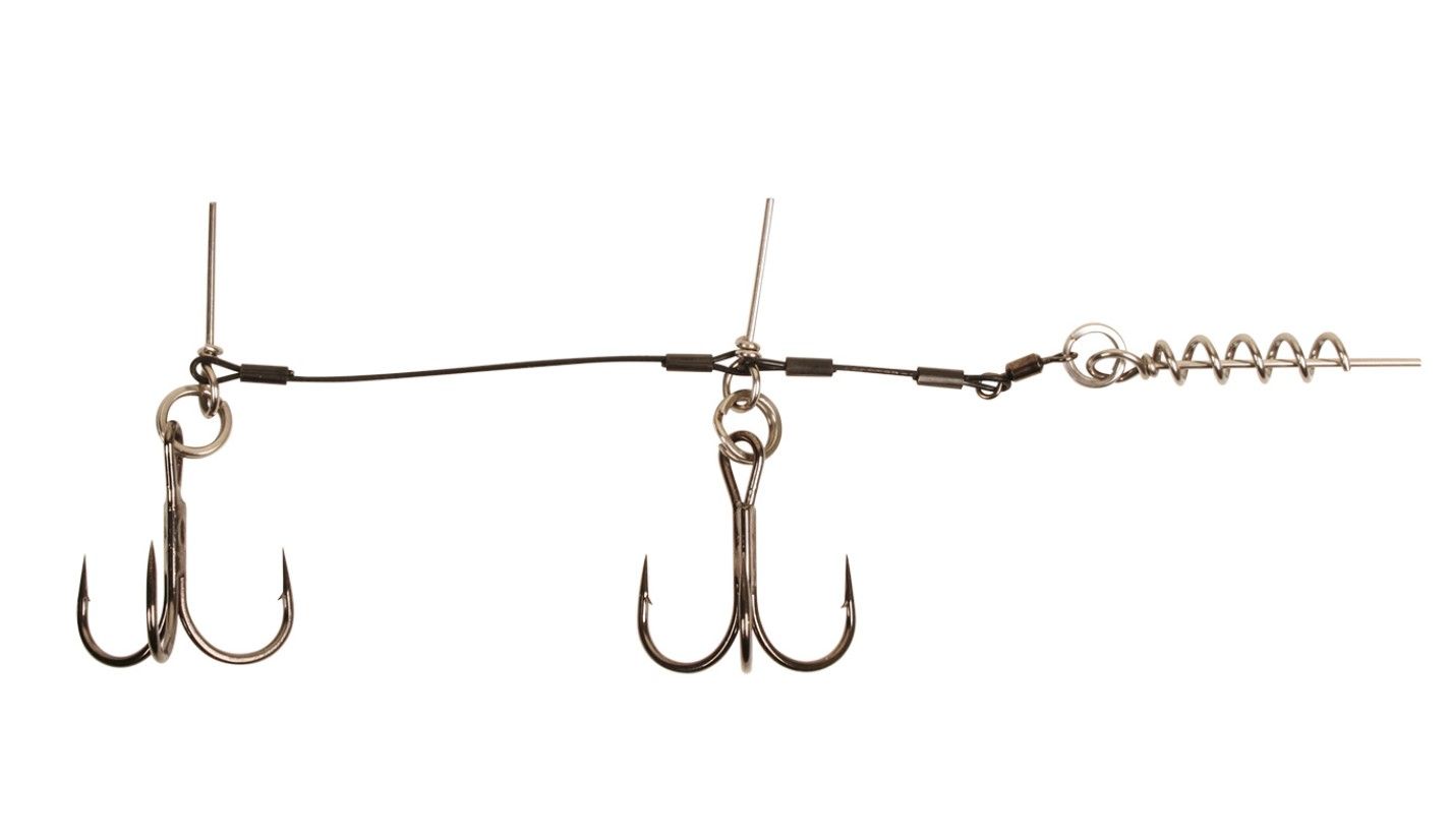 Стингер BFT Shallow Stinger Rig №L 45 кг 1 шт Stainless 1X7 Tandem Owner №2/0  03-FHPSS2 — характеристики,  особенности конструкции