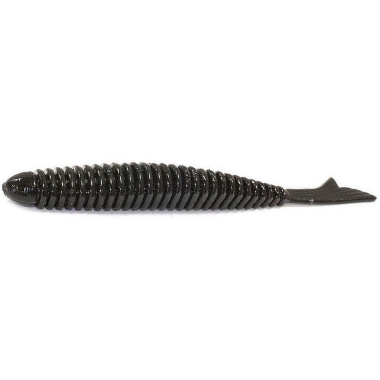 Силиконовая приманка Bait Breath U30 Fish Tail Ringer 2.8 71 мм 8 шт 003 Solid Black — характеристики,  особенности конструкции