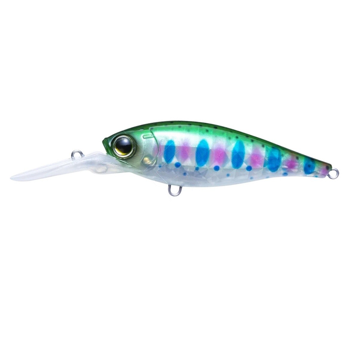 Воблер Yo-Zuri 3DR-X Shad 60SP PLRT 6 гр   R1438-PLRT — характеристики,  особенности конструкции