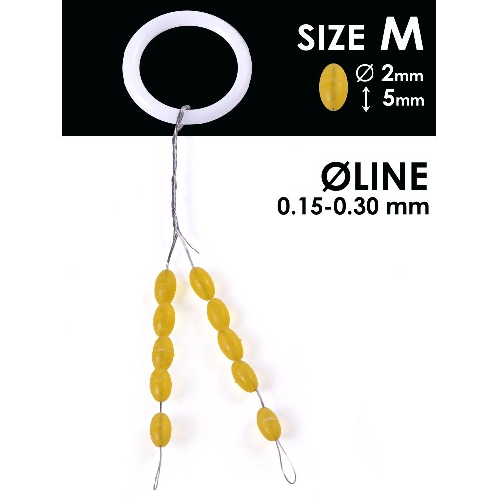 Стопор Salmo Rubber Barrel Stops №M 10 шт    S900-002M — характеристики,  особенности конструкции