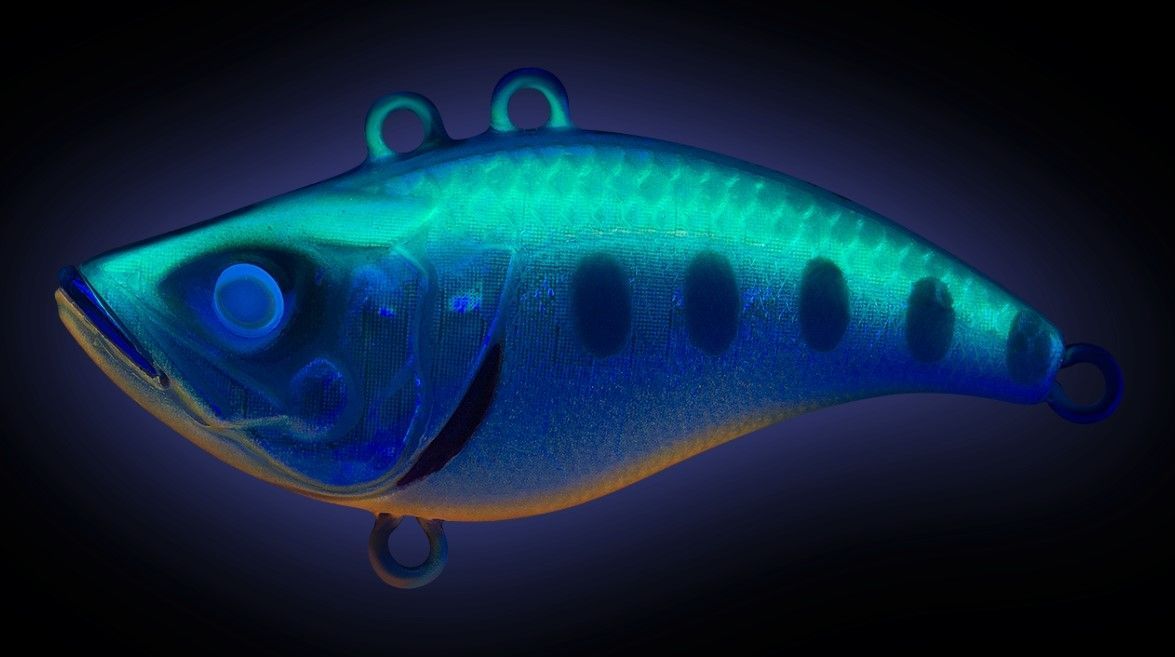 Воблер Strike Pro Flap Jack 40 A150-713 UV Blue Silver OB 6 гр   EG-128A#A150-713 — крупный план
	                                    1