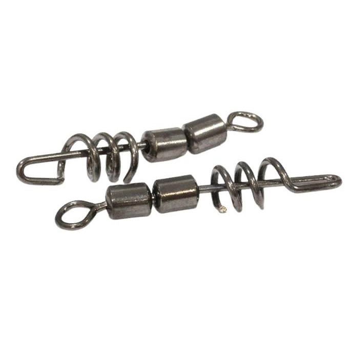 Вертлюг с застежкой Kosadaka Спиральная №6 3 шт  С двойным высокоскор. вертлюгом  3275BN-6 — крупный план
	                                    1