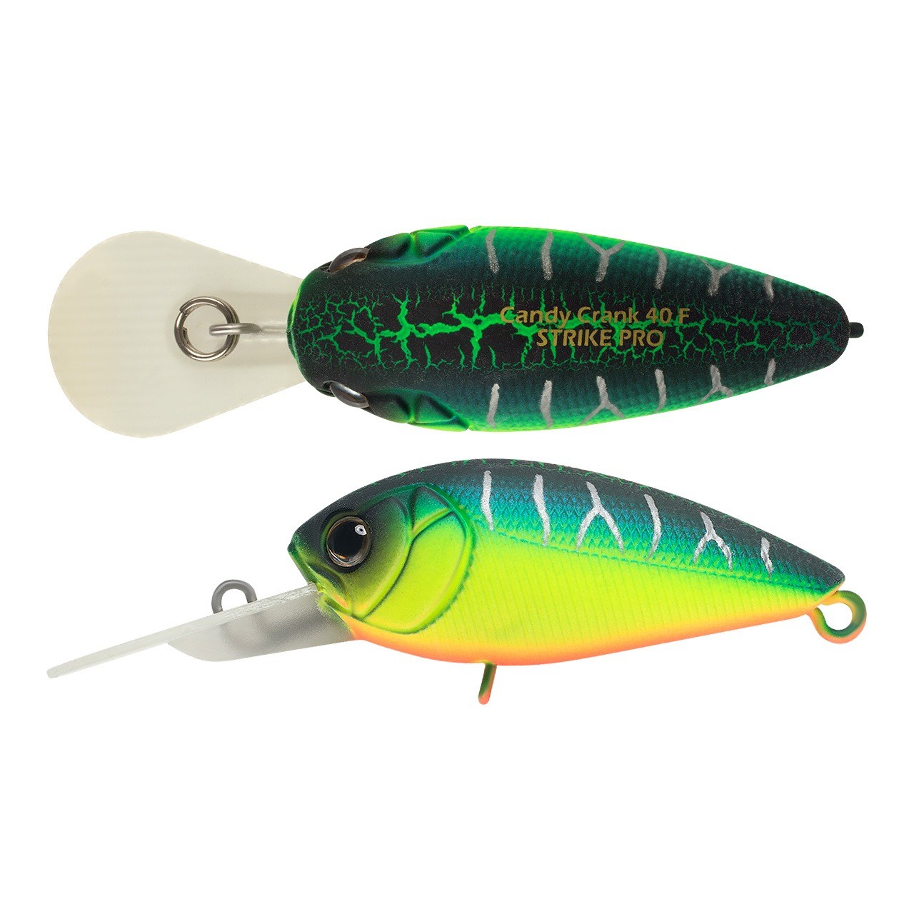 Воблер Strike Pro Candy Crank 40 A223S-RP Pearl Mat Tiger 3,1 гр   EG-202F#A223S-RP — характеристики,  особенности конструкции