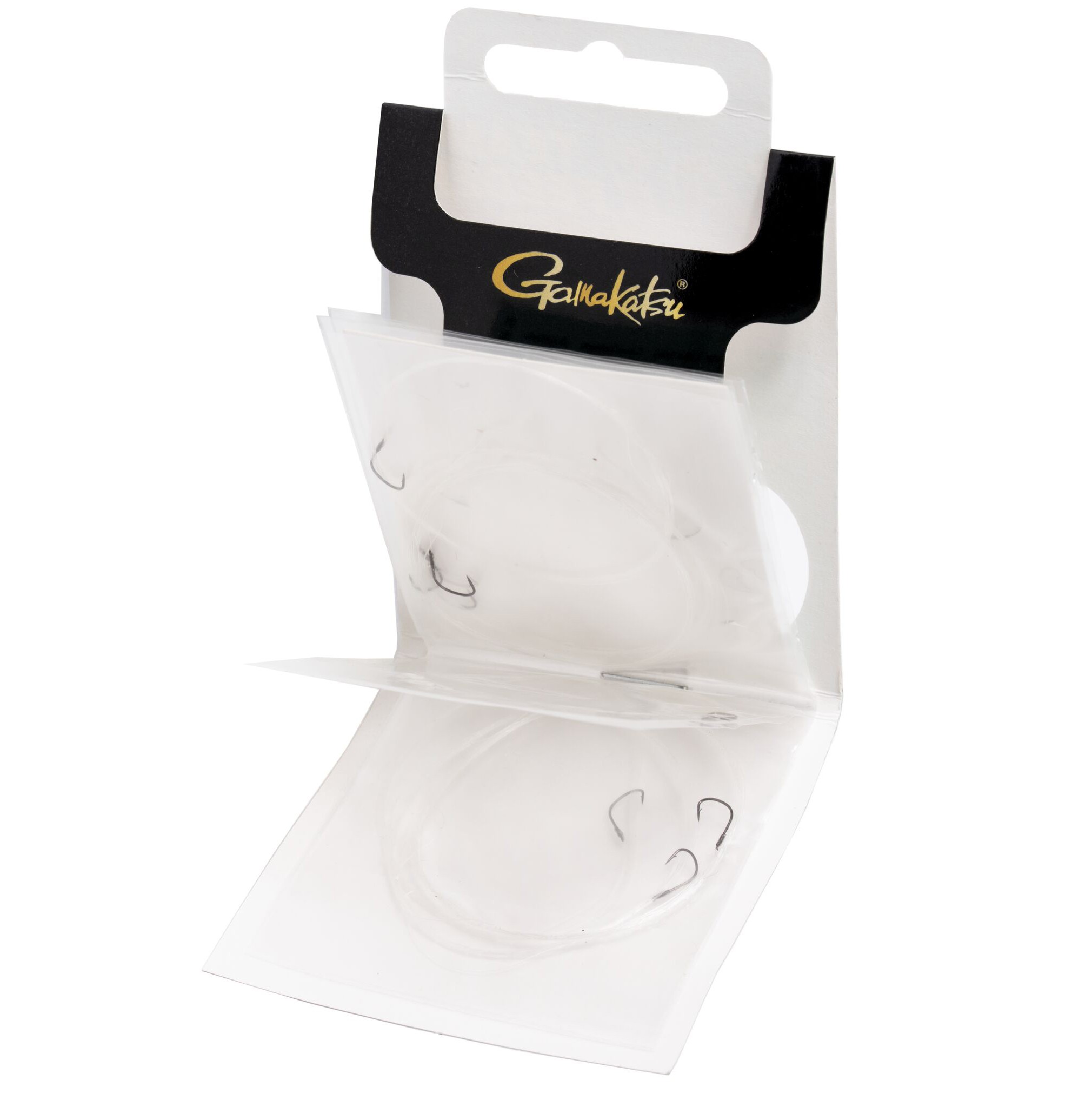 Поводок Gamakatsu Booklet A1 Fine Feeder 100 см  0,14 мм  10 шт №14  180042-014-014 — крупный план
	                                    1