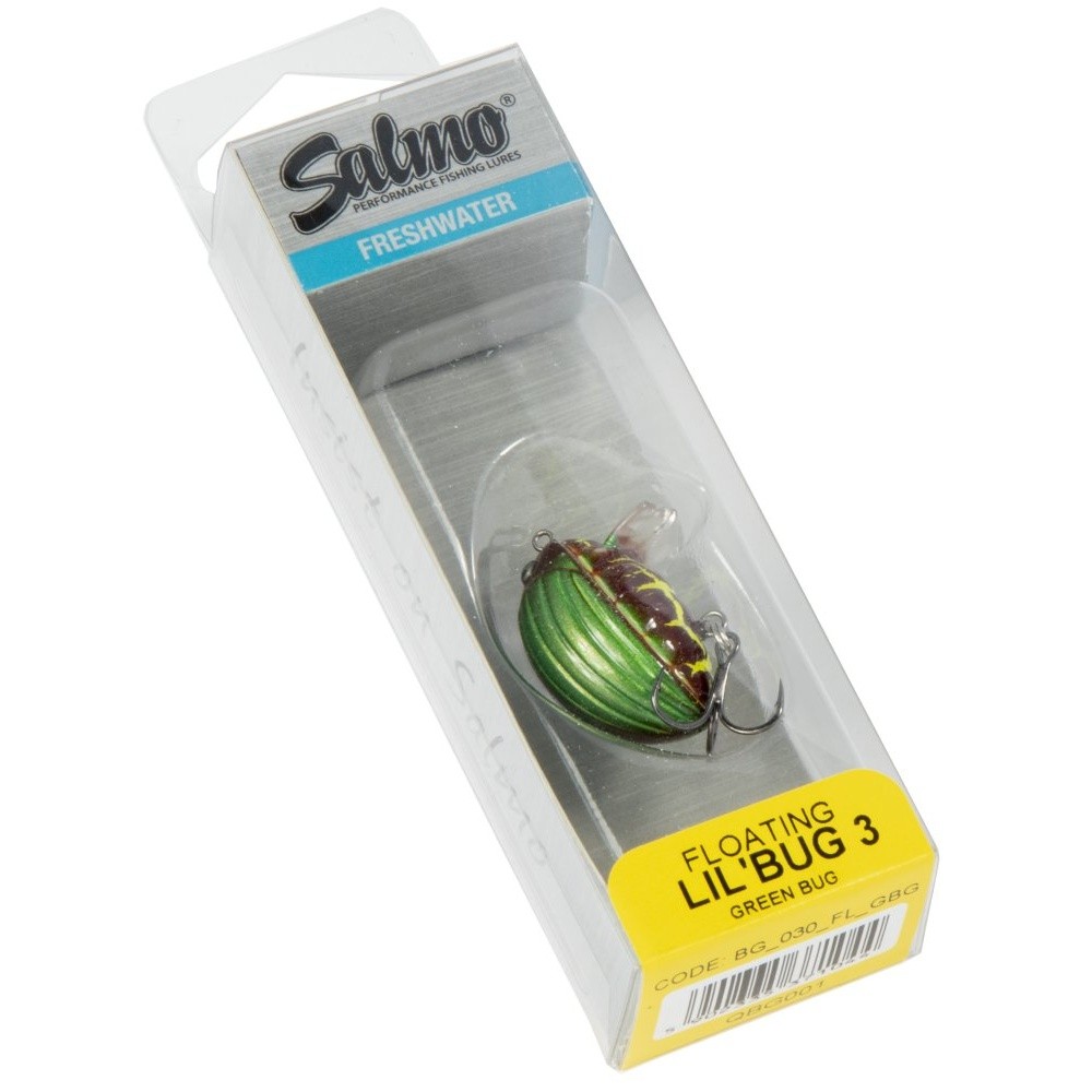 Воблер Salmo Lil Bug F 03 GBG 4,3 гр   QBG001 — крупный план
	                                    2