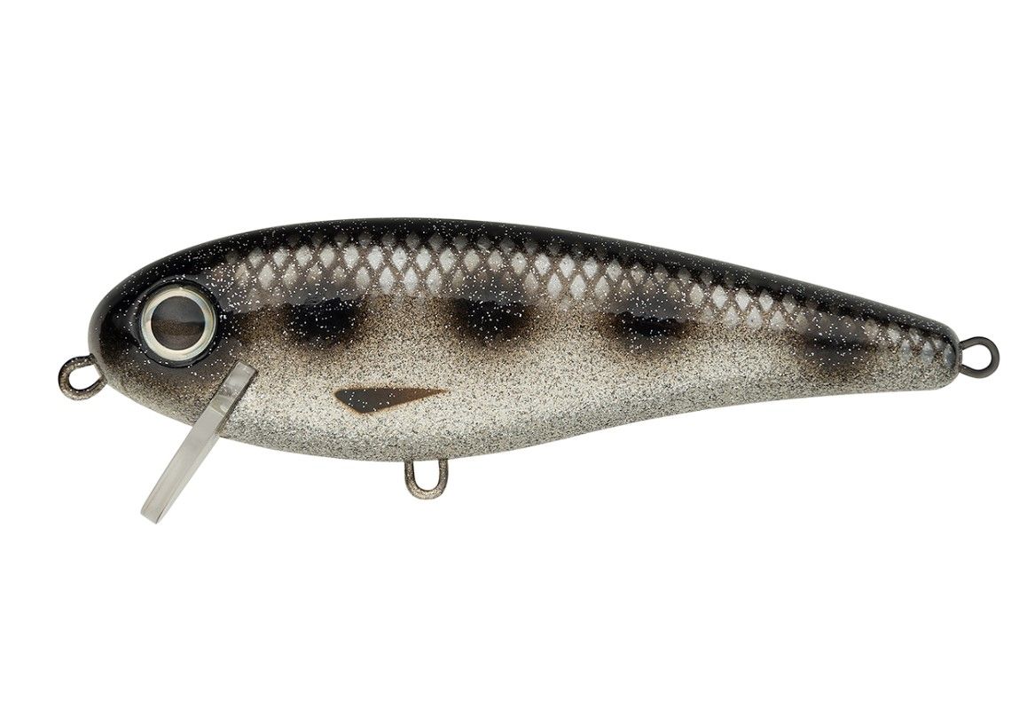 Воблер Strike Pro Jonny Vobbler A249-3D Silver Spotted Bullhead 53 гр   EG-205#A249F-3D — характеристики,  особенности конструкции