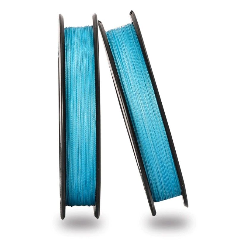 Плетеный шнур Shimano Pitbull 4 150 м  PE # 1,2 Super Blue 0,185 мм — крупный план
	                                    1