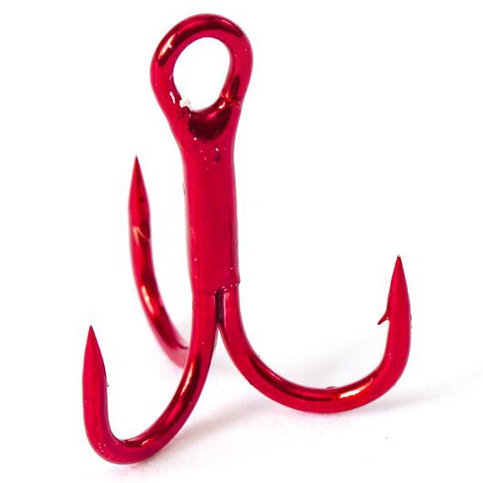 Крючок Тройной Gamakatsu 13NR Treble Hooks Red №10 10 шт    146873-010 — характеристики,
	                                    особенности конструкции