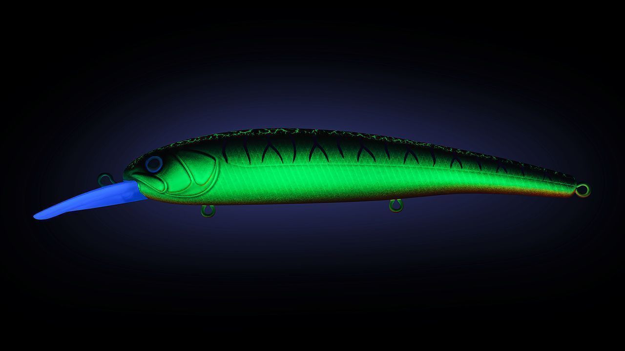 Воблер Strike Pro Hooligan Shallow 120SP A223S-RP Pearl Mat Tiger 20,1 гр   EG-220SP#A223S-RP — крупный план
	                                    2