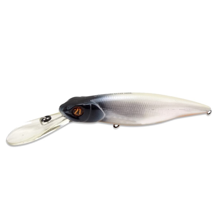 Воблер Pontoon 21 Greedy Guts 66SP-MDR 471 CB AL Ivory Black Silver 7,2 гр   P21-GGT-66SP-MDR-471 — характеристики,  особенности конструкции