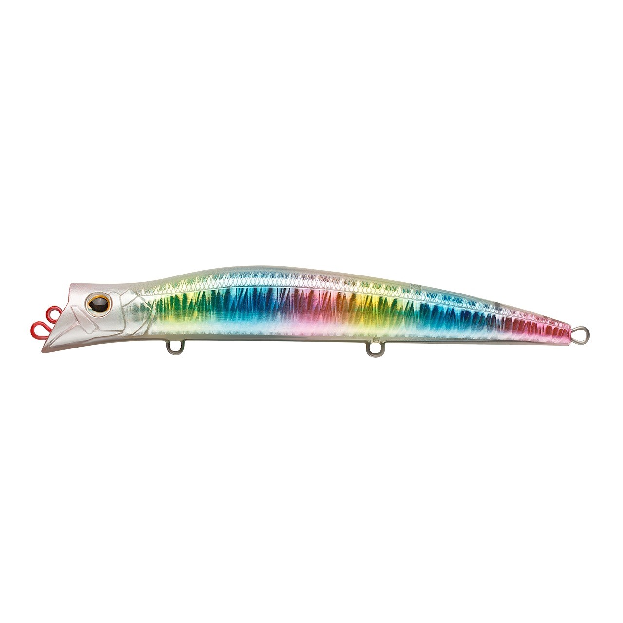 Воблер Strike Pro Darter-R Queen 130 SIN033-SBO Rainbow 17,5 гр   JL-152F#SIN033-SBO — характеристики,  особенности конструкции