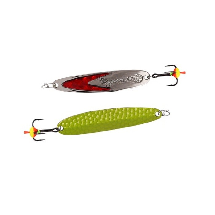 Зимняя Блесна ECOPRO Судачья Красный Флекс 12 гр 65 мм GRB/SRF   EPSST65GRB/SRF — характеристики,  особенности конструкции