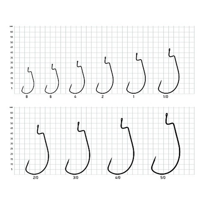 Крючок Офсетный Saikyo BS-3315 №1/0 10 шт BN   BS-3315BN1/0-10 — крупный план
	                                    1