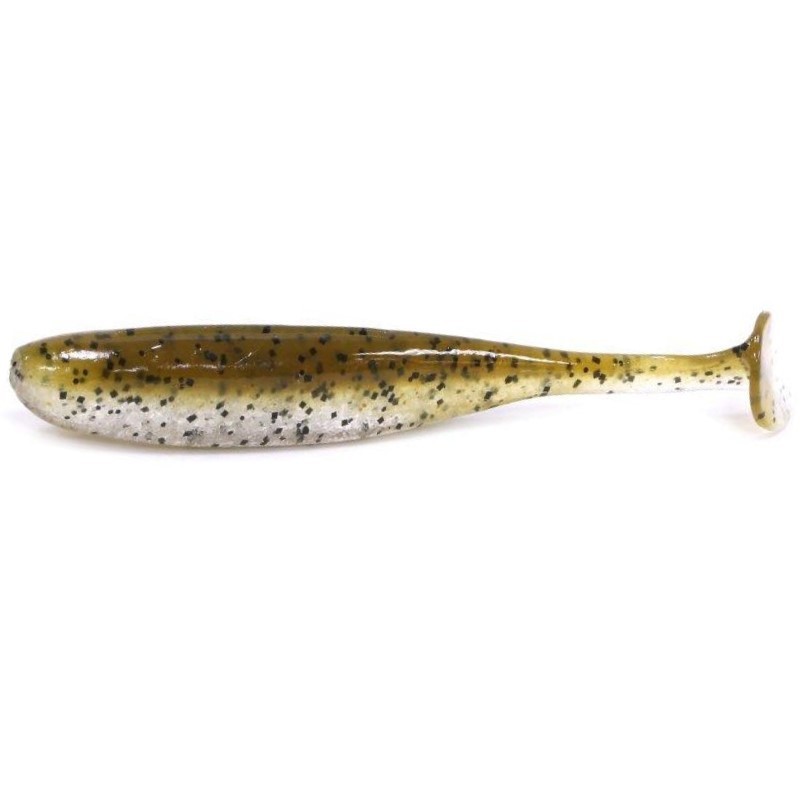 Силиконовая приманка Keitech Easy Shiner 3.5 89 мм 7 шт 414 Green Pumpkin PP Shad — характеристики,
	                                    особенности конструкции