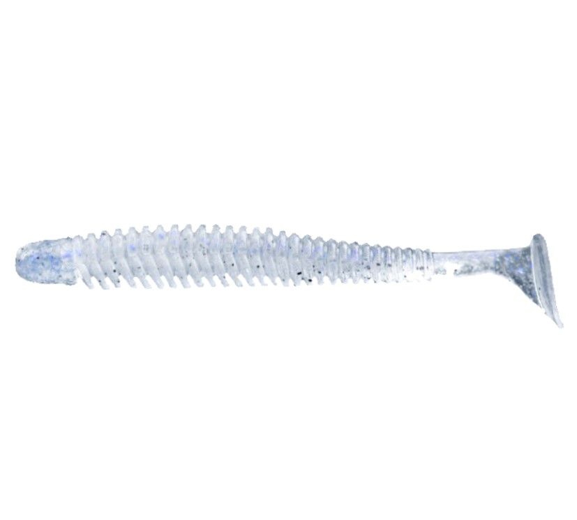 Силиконовая приманка Noike Wobble Shad 4 101 мм 6 шт 019-Clear Prism   NKNJ4019 — характеристики,
	                                    особенности конструкции