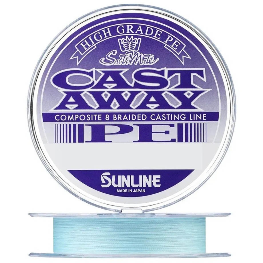 Плетеный шнур Sunline New Cast Away PE HG 150 м  PE # 3  0,285 мм — характеристики,
	                                    особенности конструкции
